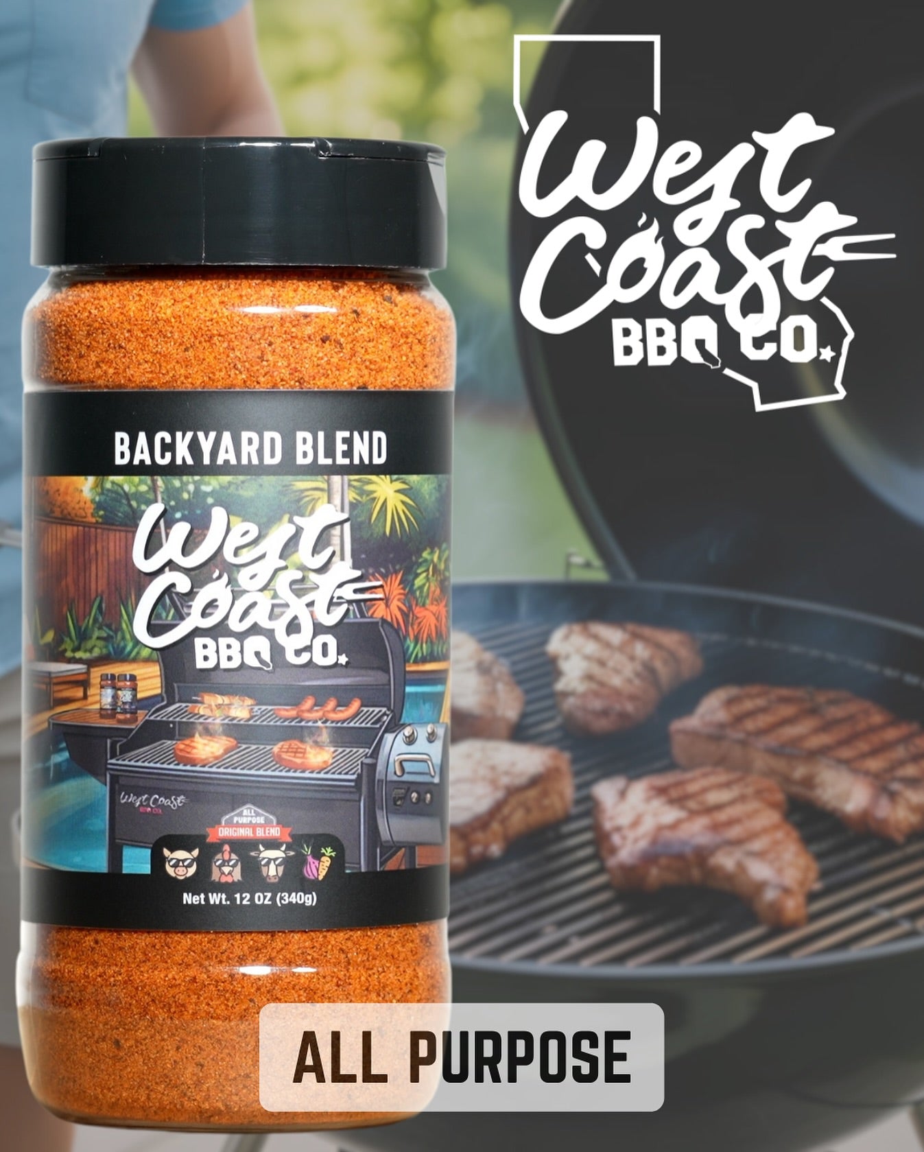 Backyard Blend (12 oz) All Purpose Backyard Seasoning