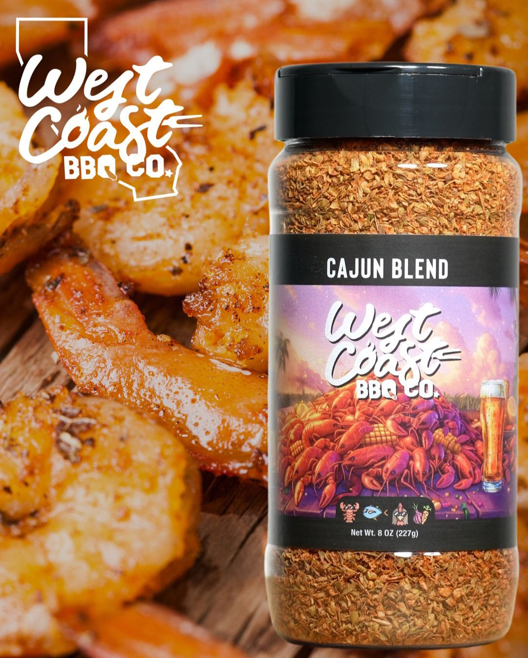 Cajun Seasoning Blend (12 oz) – Authentic Southern Flavor