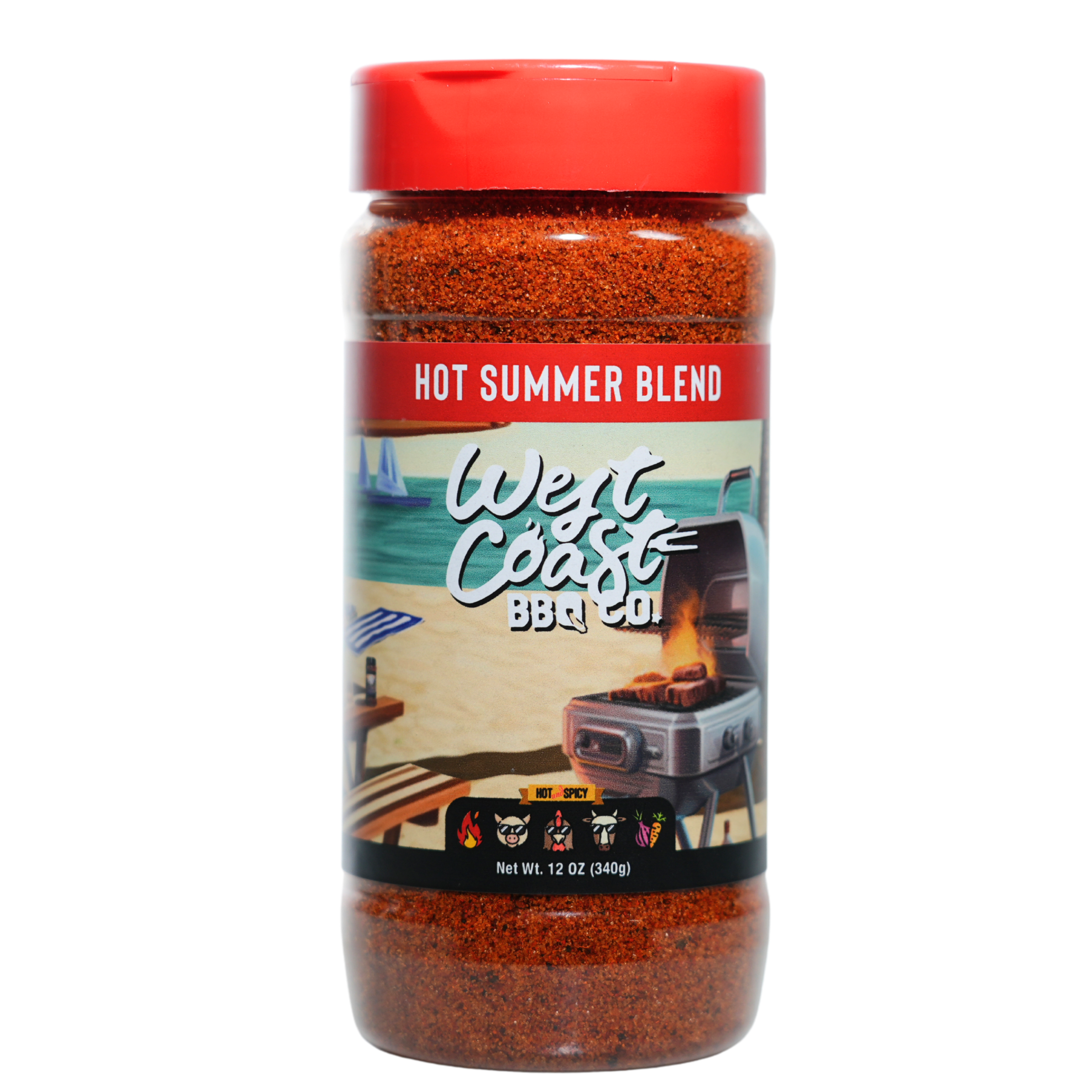 Hot Summer Blend BBQ Seasoning by West Coast BBQ Co.
